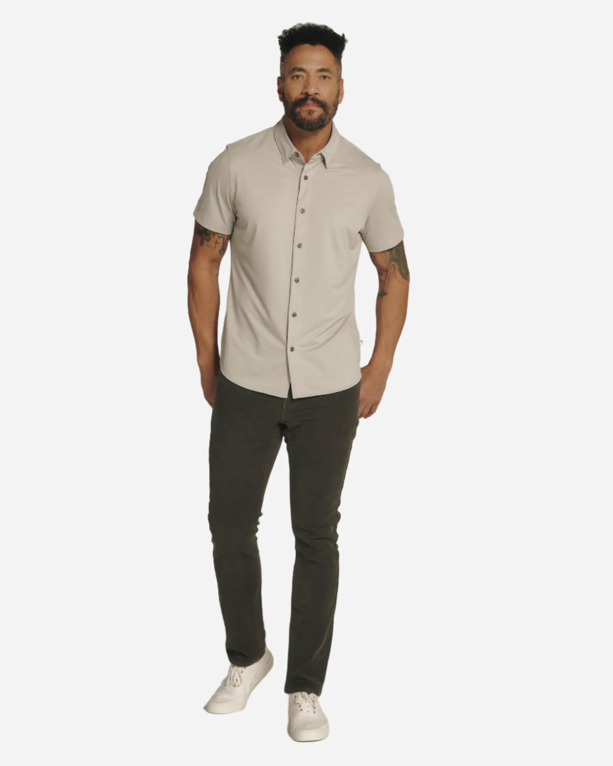 7 Diamonds Owen Short Sleeve Shirt in Rockridge