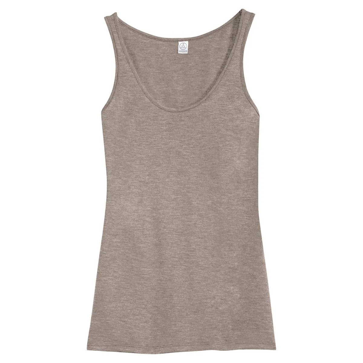 Alternative Apparel Women's Dirty Heather Airy Melange Burnout Tank