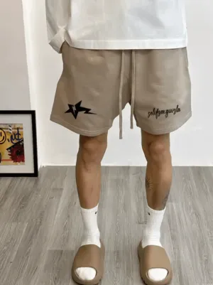 American High-Quality Men’s Shorts – Trendy Print, Loose-Fit Summer Basketball Shorts