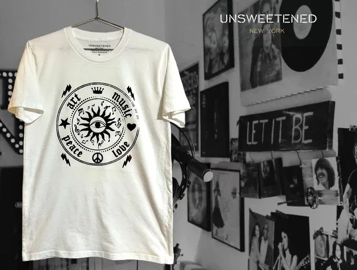 Art, Music, Love Vintage Tee