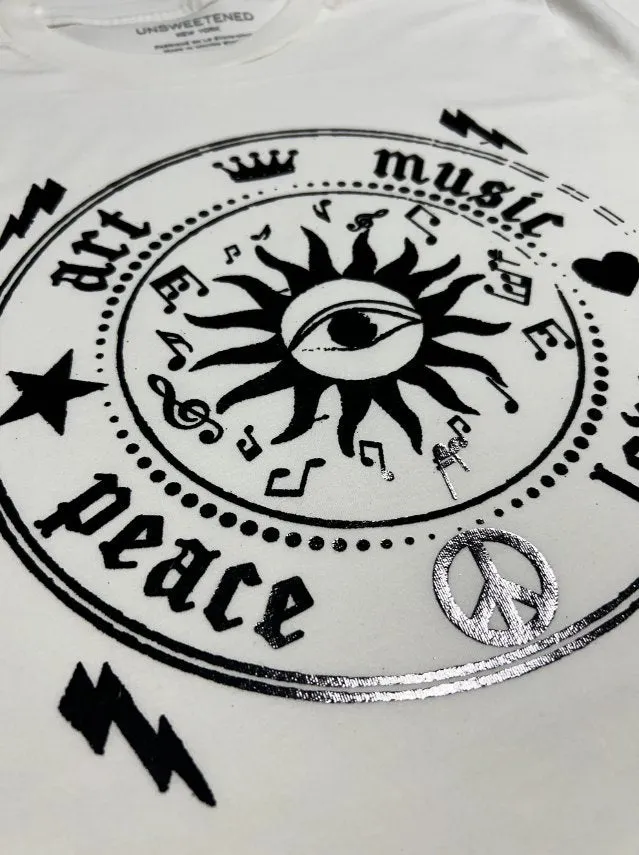 Art, Music, Love Vintage Tee