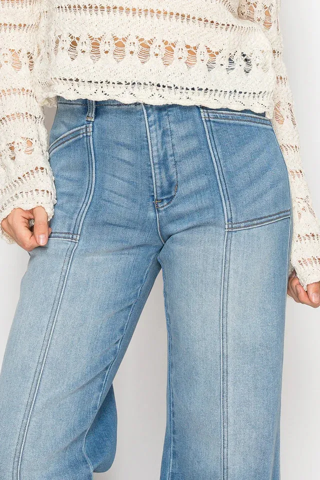 Artemis Slim Palazzo Jean