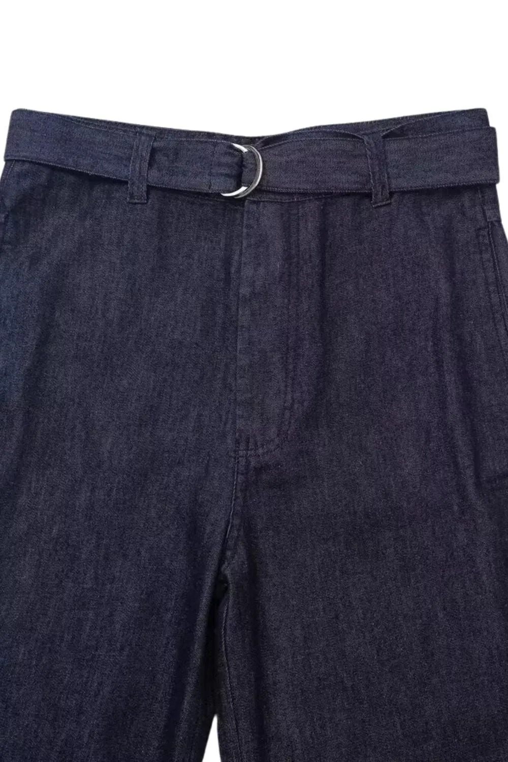 'Athena' Bow-Decorated Denim Shirt & Pants (Sold Separately)