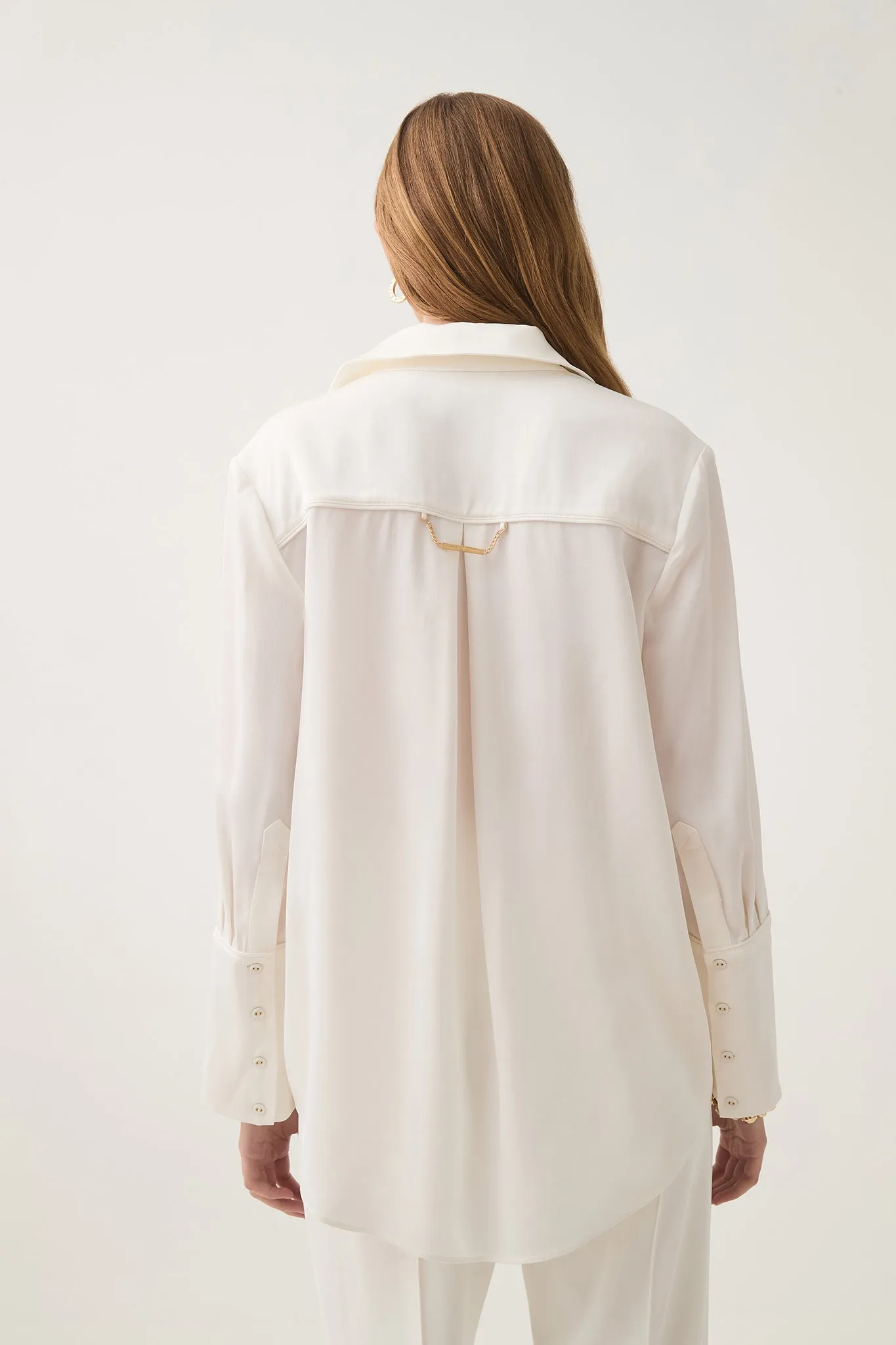 Audrey Pleat Pocket Shirt