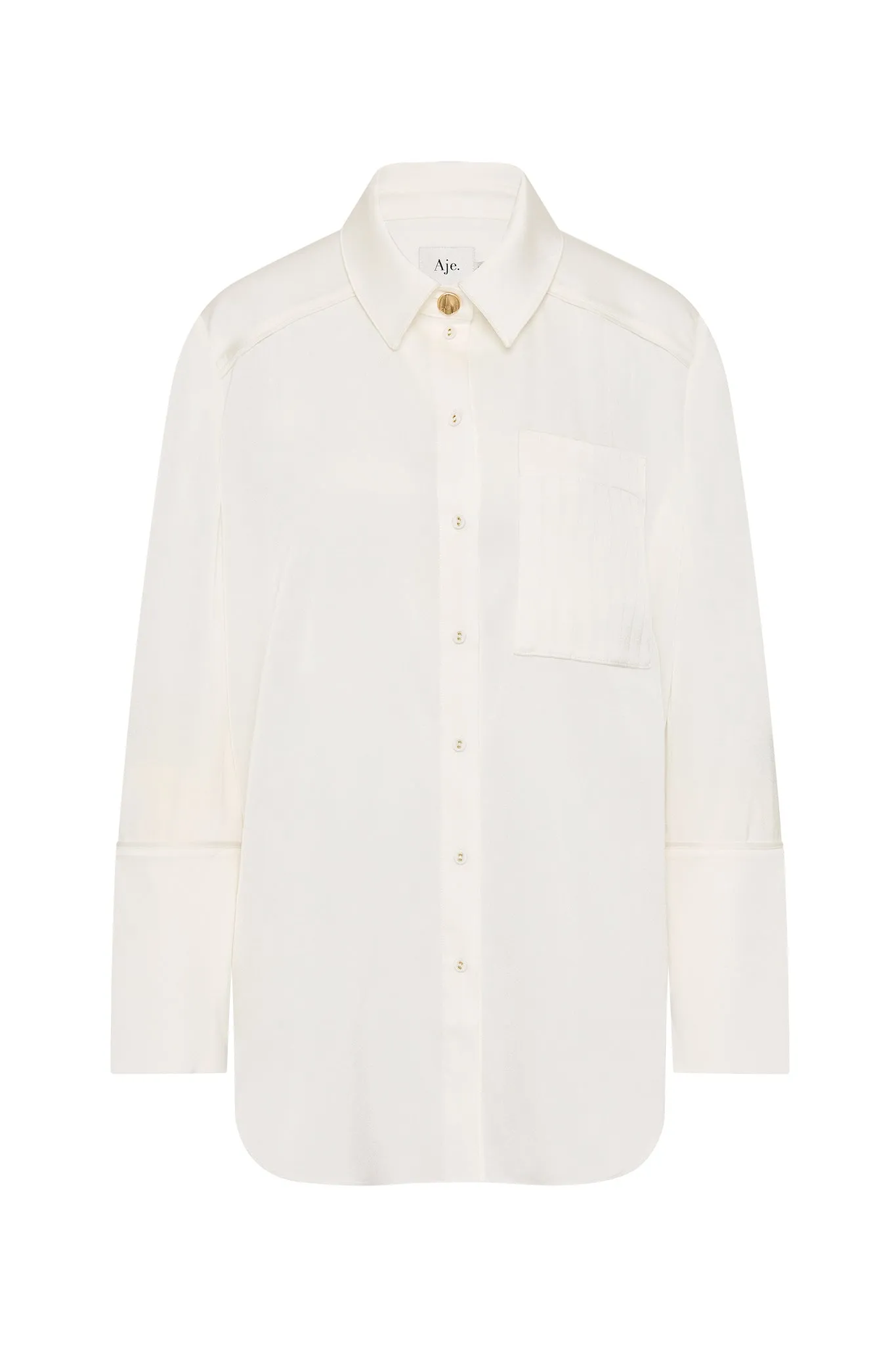 Audrey Pleat Pocket Shirt