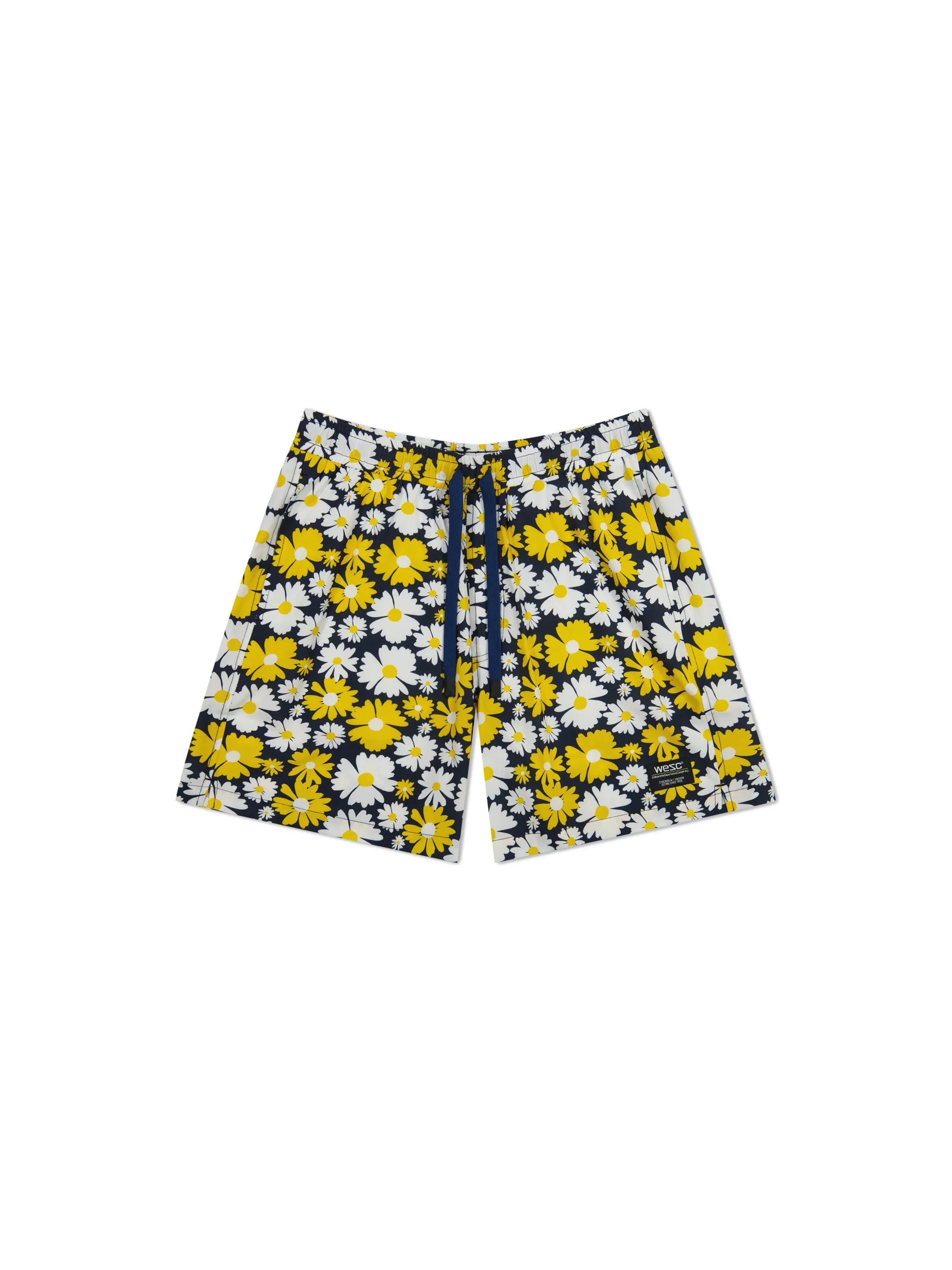 AUSTIN SHORT DIAGONAL DAISIES AOP