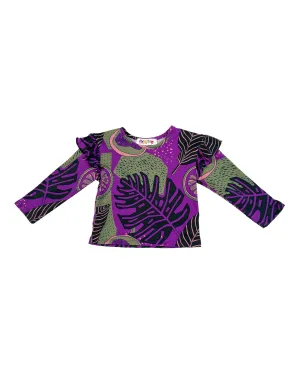 Baby Girls Ruffle Flutter Sleeve Top