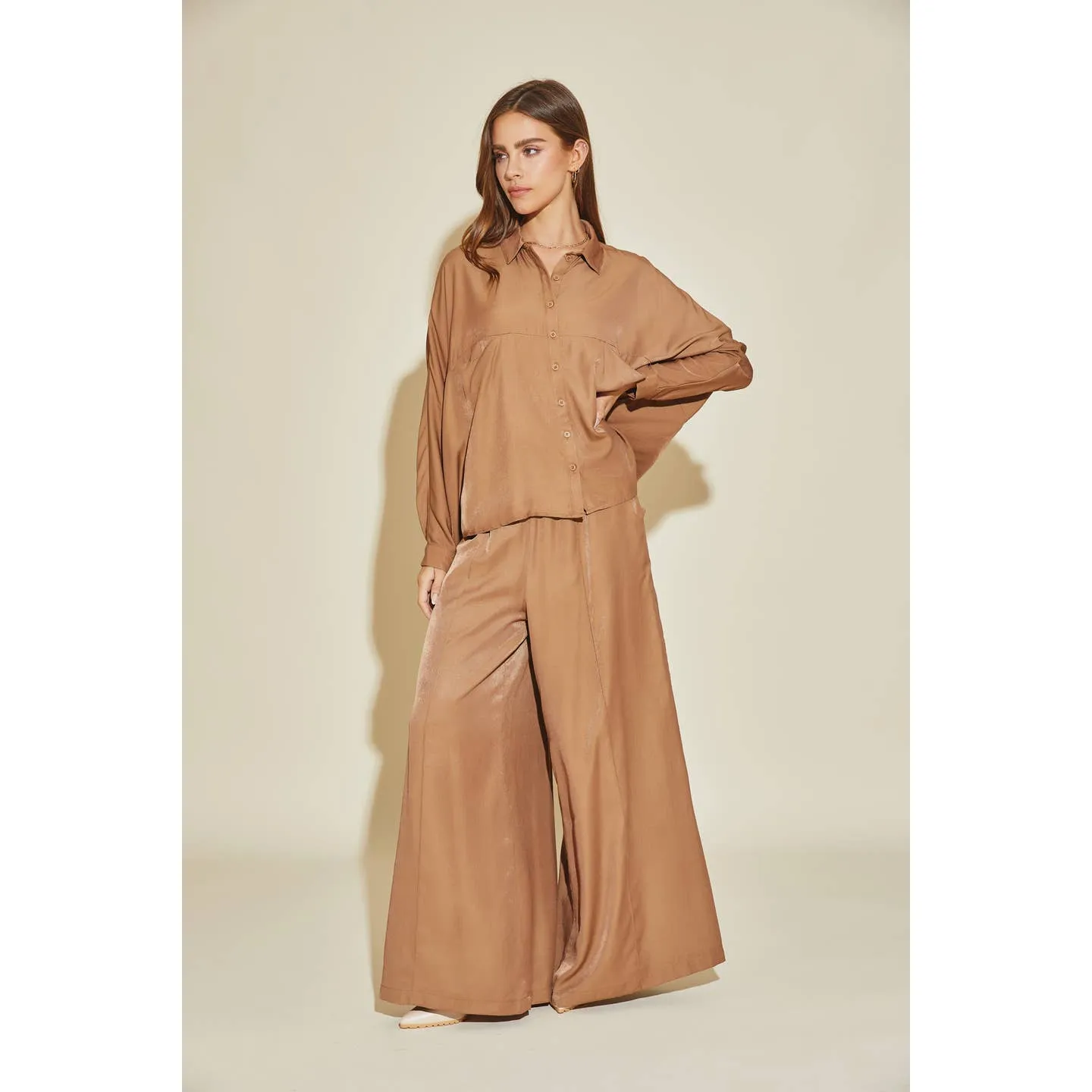 Banded Wide Pants