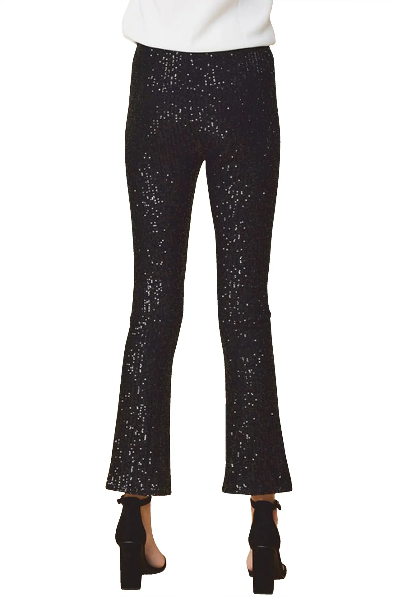 Black Pants With Sequins