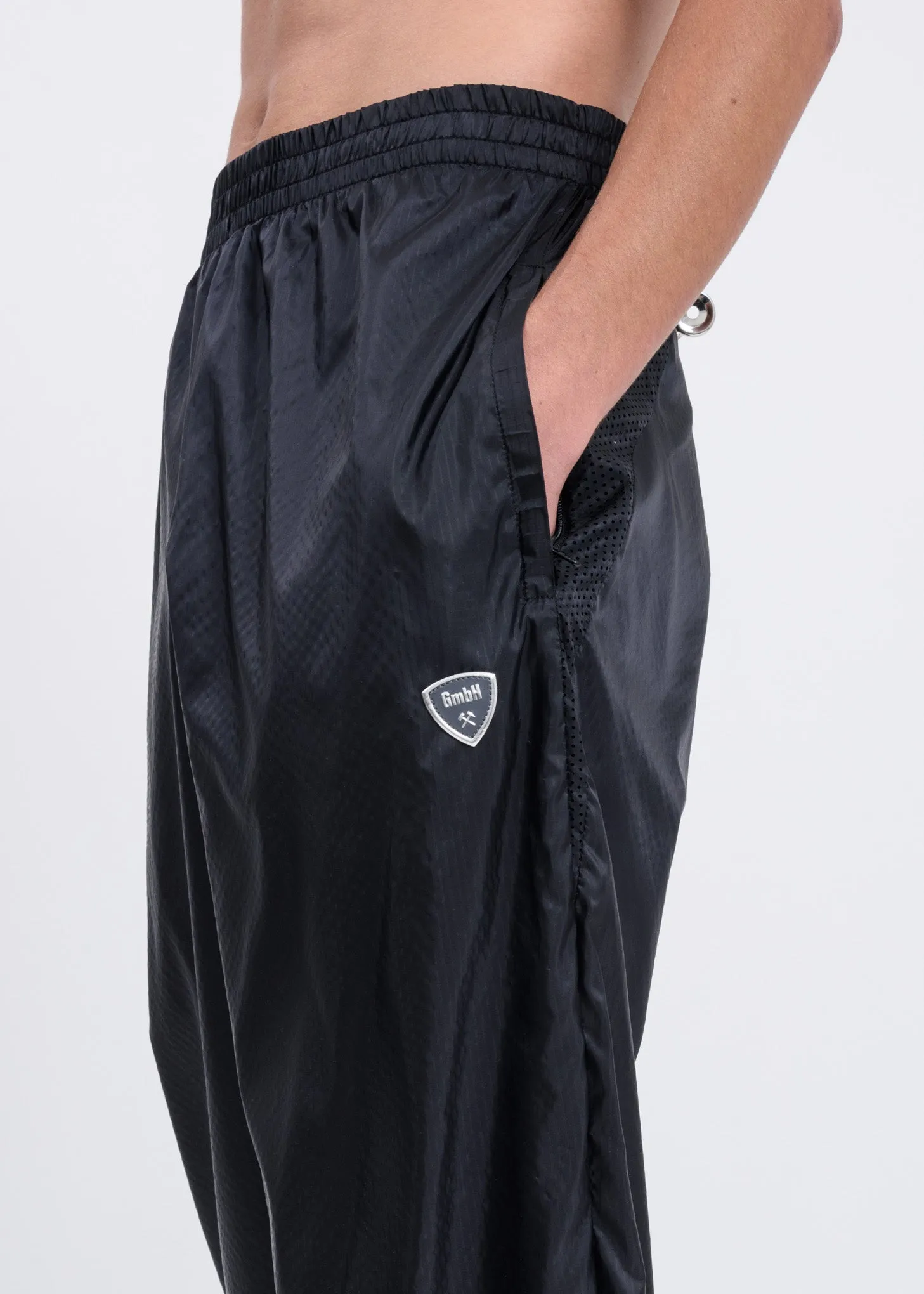 Black Seher Jogging Trousers w/ Shield Logo