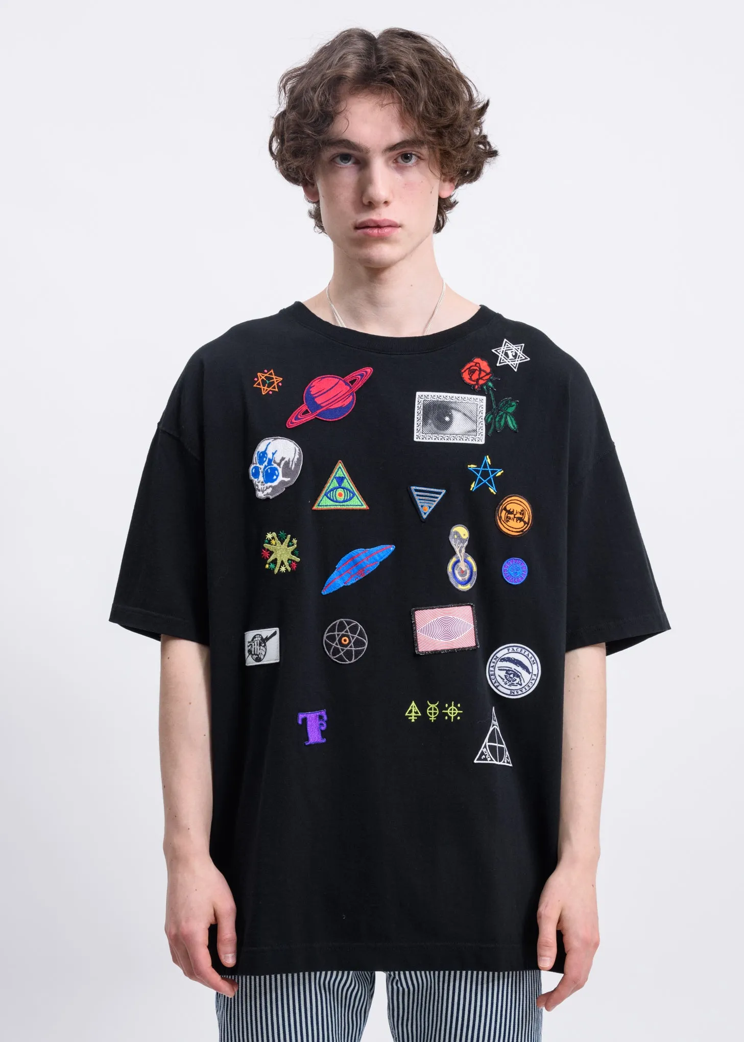 Black Space Patch T-shirt