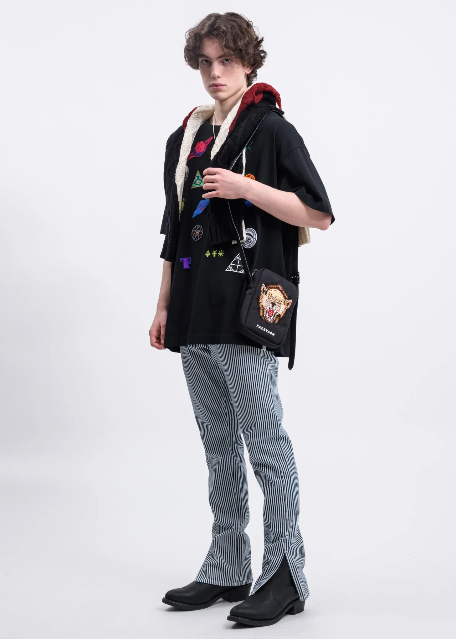 Black Space Patch T-shirt