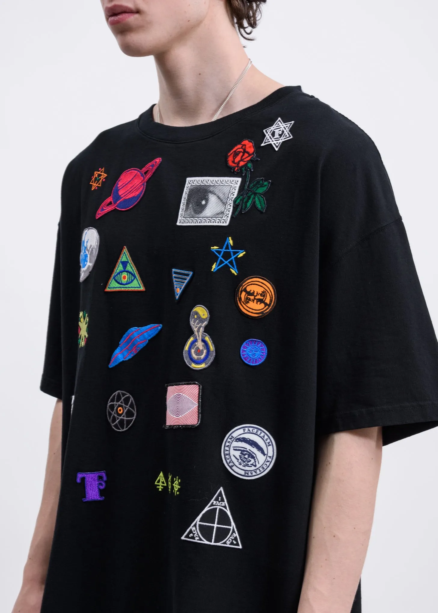 Black Space Patch T-shirt