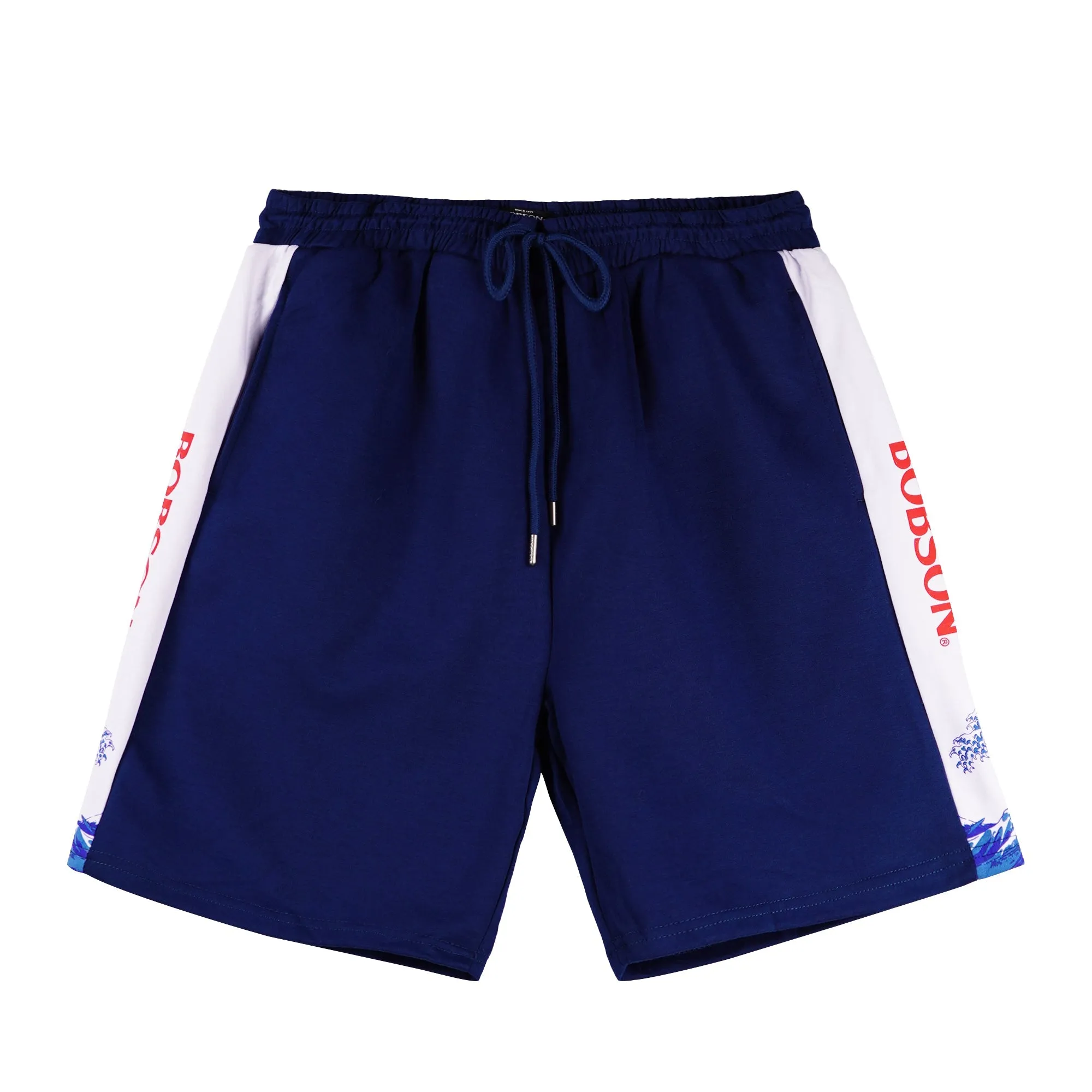 Bobson Japanese Men's Basic Non-Denim Jogger short for Men Trendy Fashion High Quality Apparel Comfortable Casual short for Men Mid Waist 118154 (Blue)