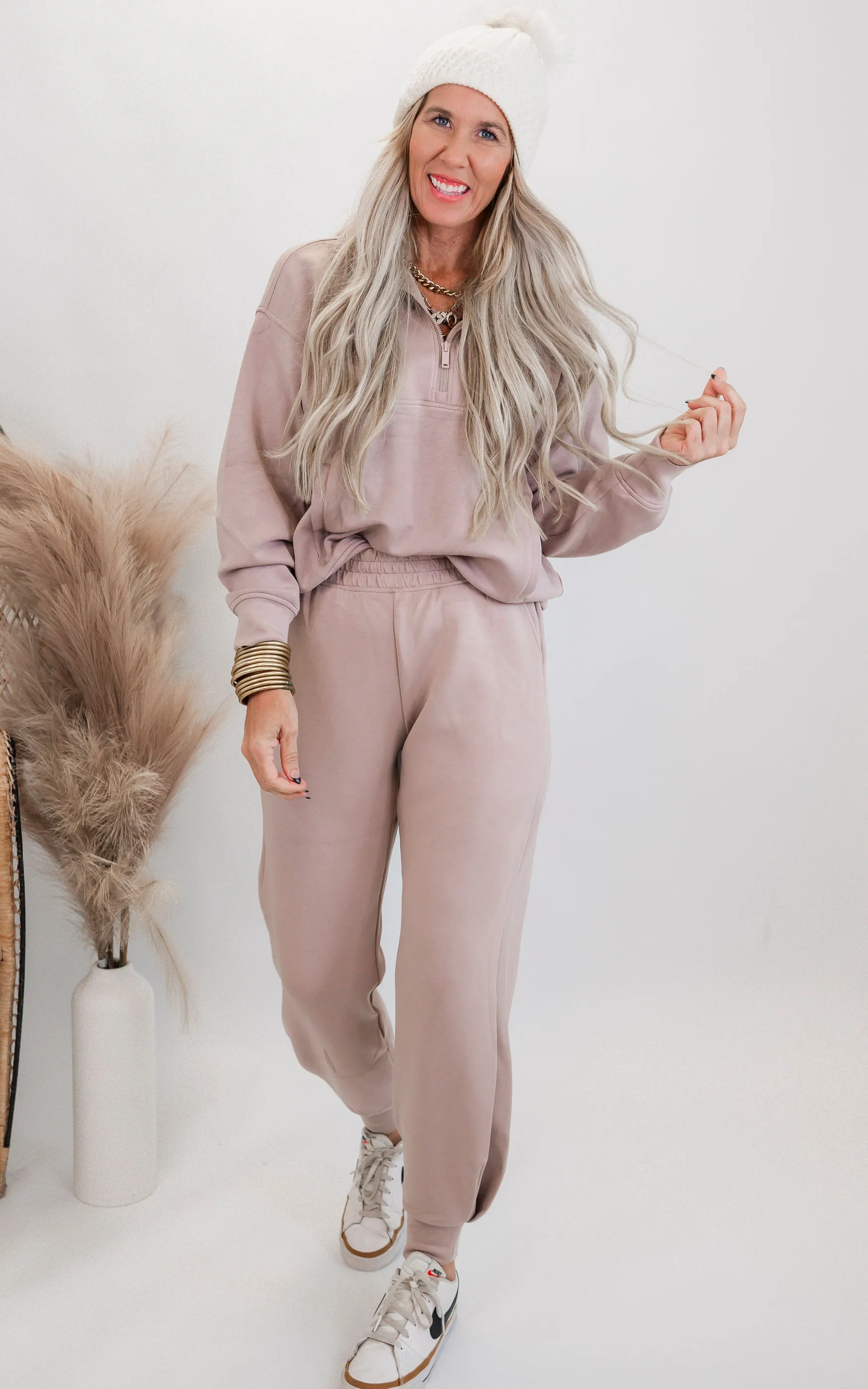 Butter Smooth Quarter Zip Modal Pullover
