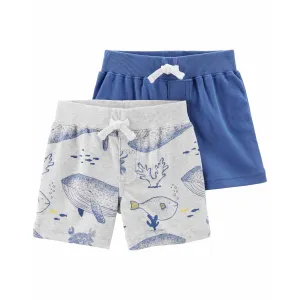 Carter's Infants Boys 2-Pack Cotton Shorts Multicolor 1N042810