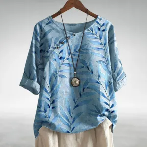 Casual Relaxed Floral Women's Shirt
