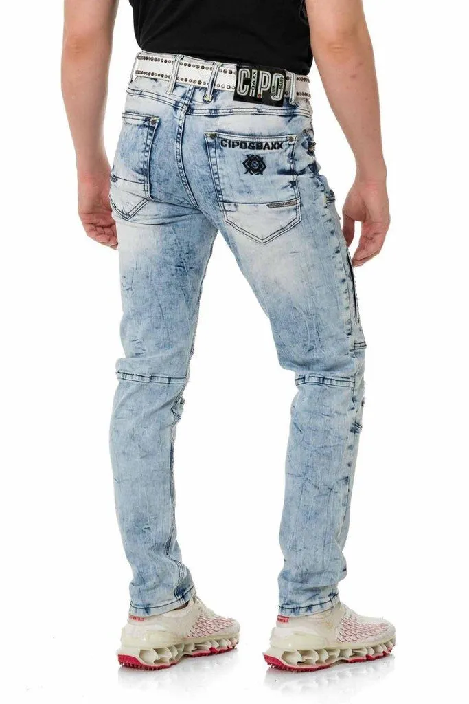 CD810 Modern Fit Men's Trousers with Pockets