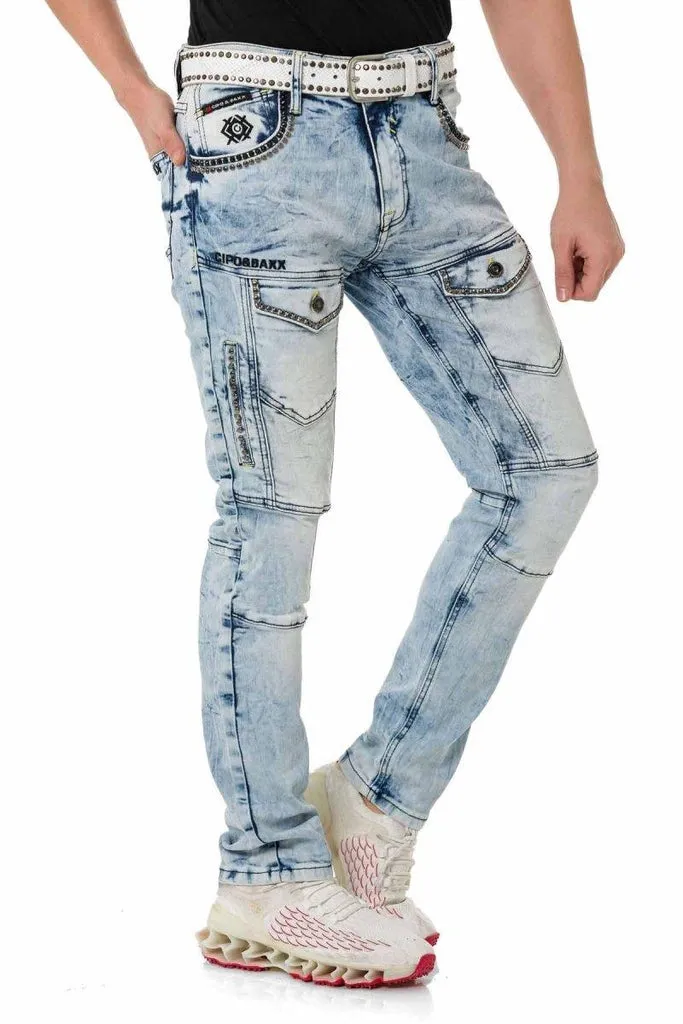 CD810 Modern Fit Men's Trousers with Pockets