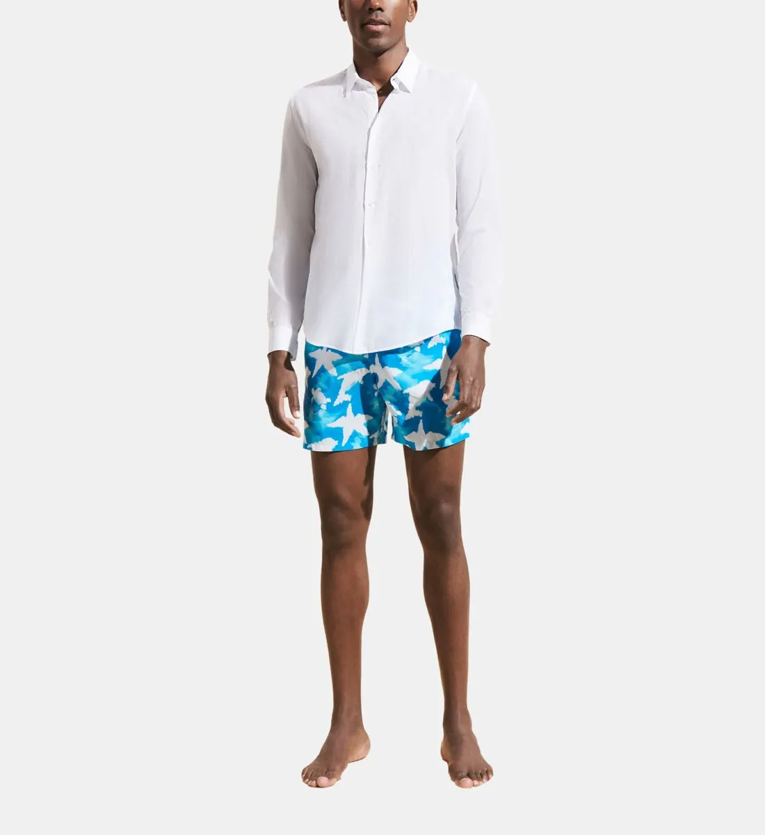 Cotton Voile Lightweight Shirt Solid
