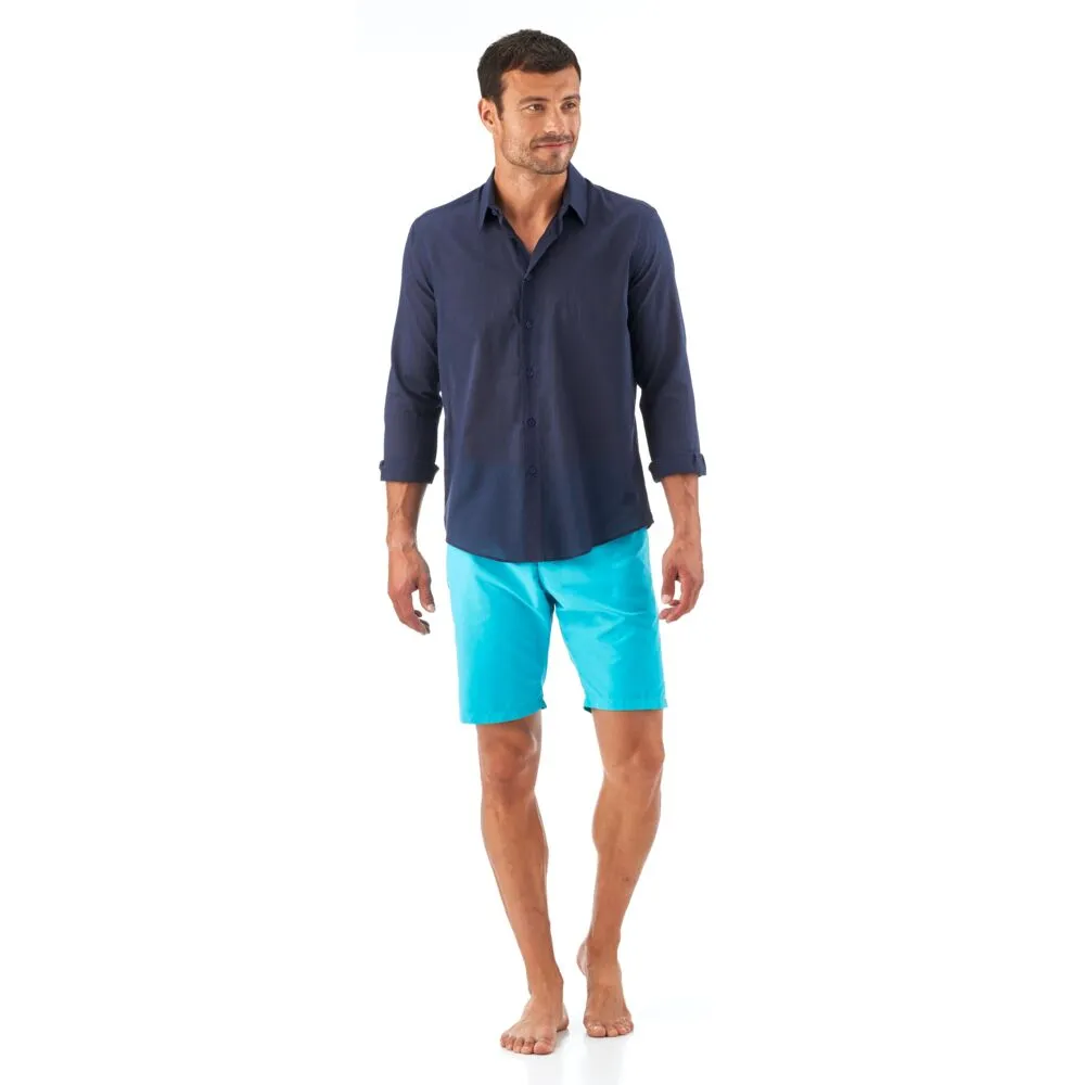 Cotton Voile Lightweight Shirt Solid