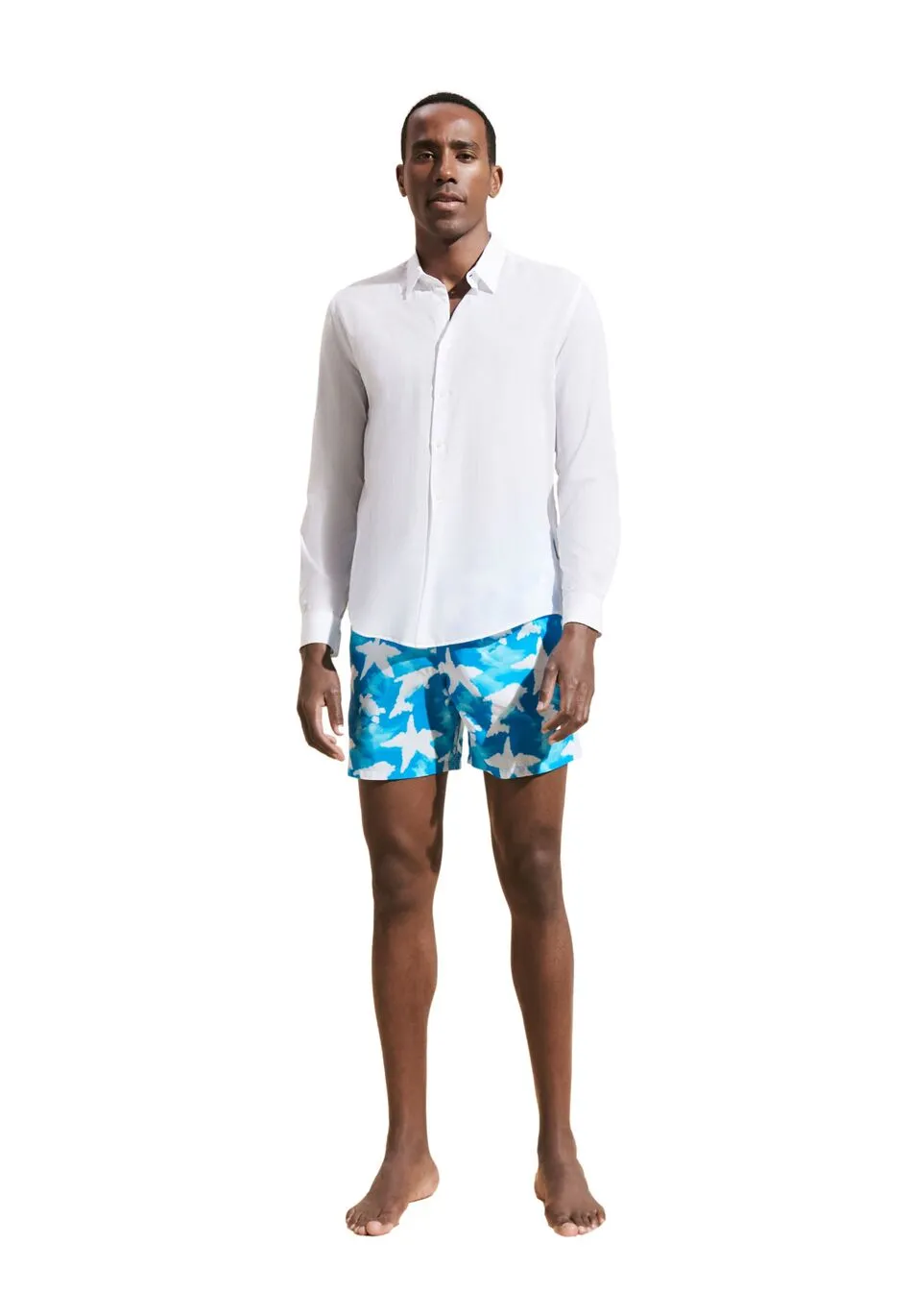 Cotton Voile Lightweight Shirt Solid