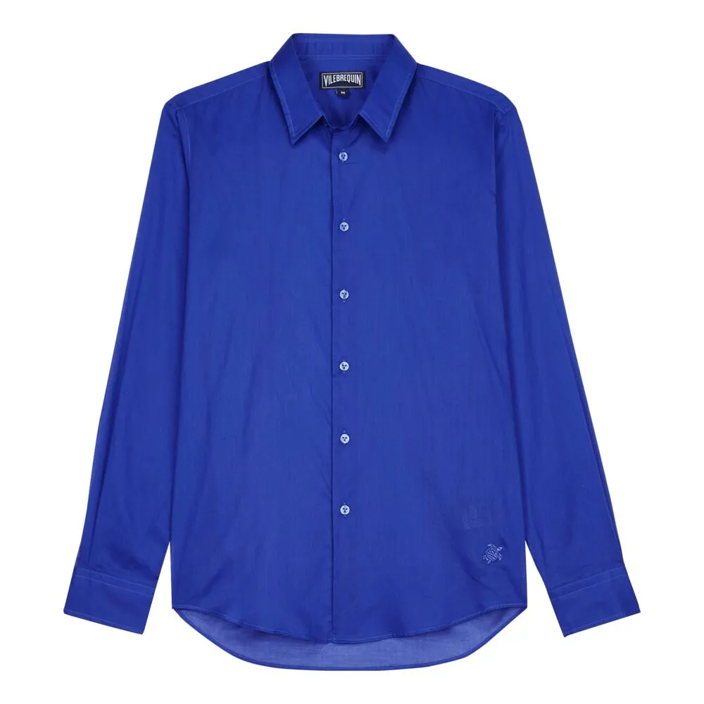 Cotton Voile Lightweight Shirt Solid