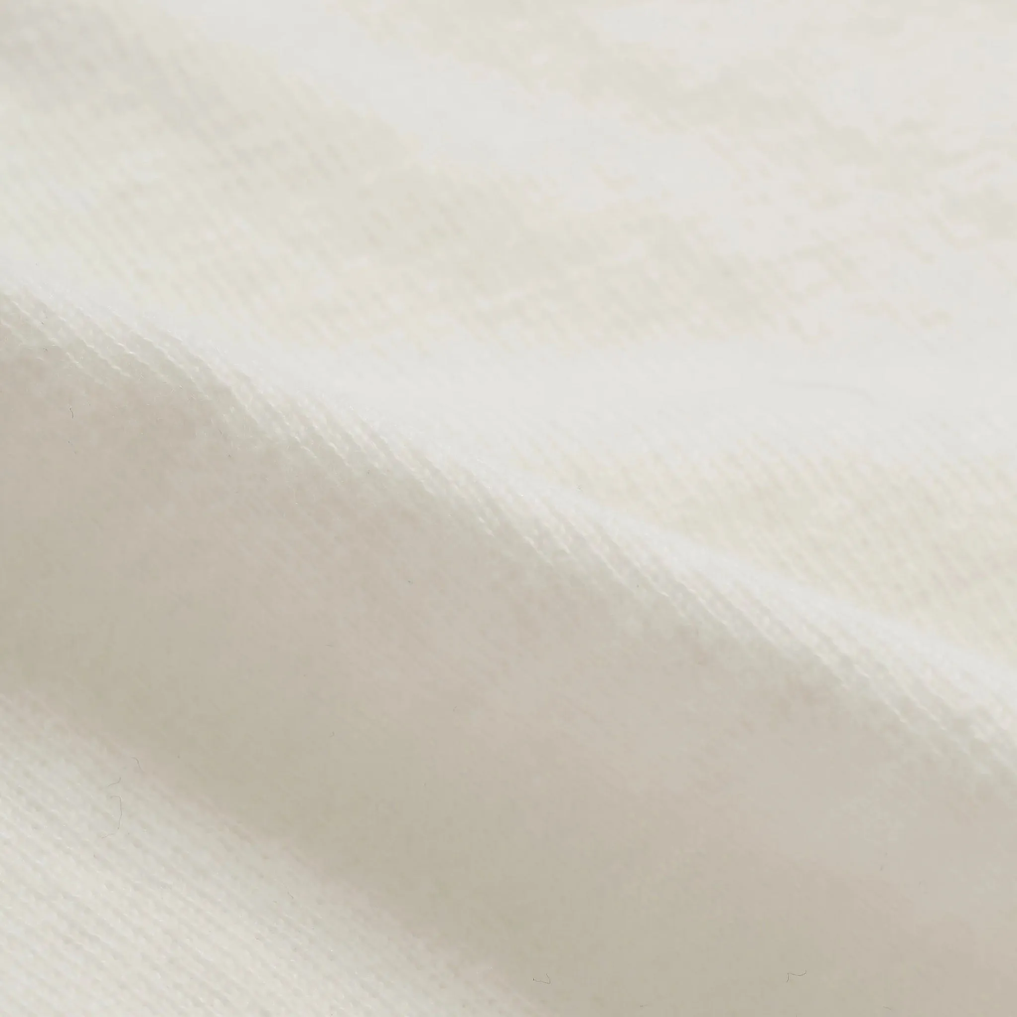 Crewneck T-shirt - ELS Recycled Cotton Slub - White
