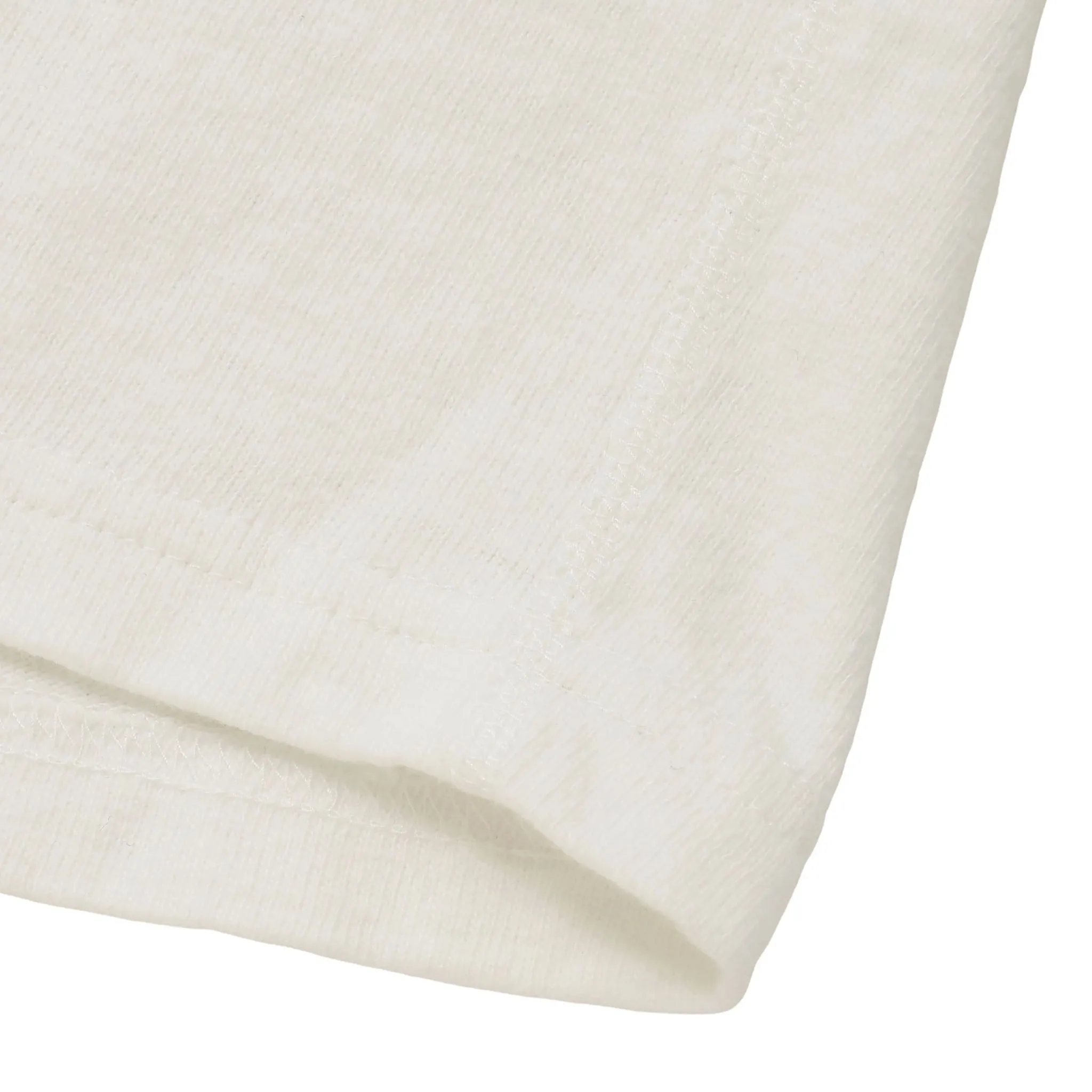 Crewneck T-shirt - ELS Recycled Cotton Slub - White
