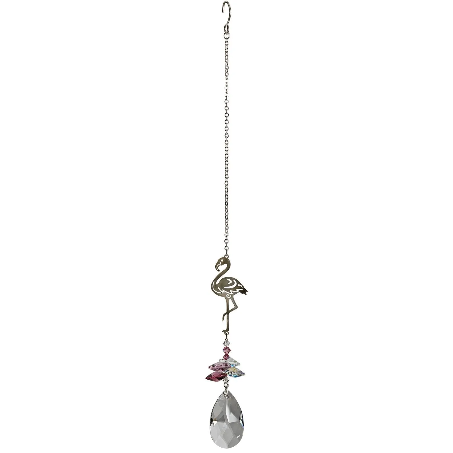 Crystal Fantasy Suncatcher - Pink Flamingo