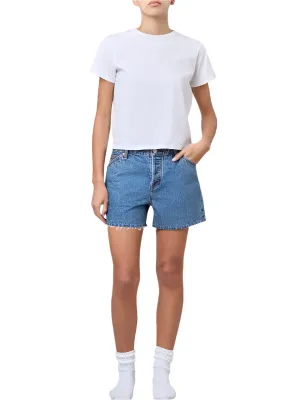 Cut Off Shorts in Vintage Blue