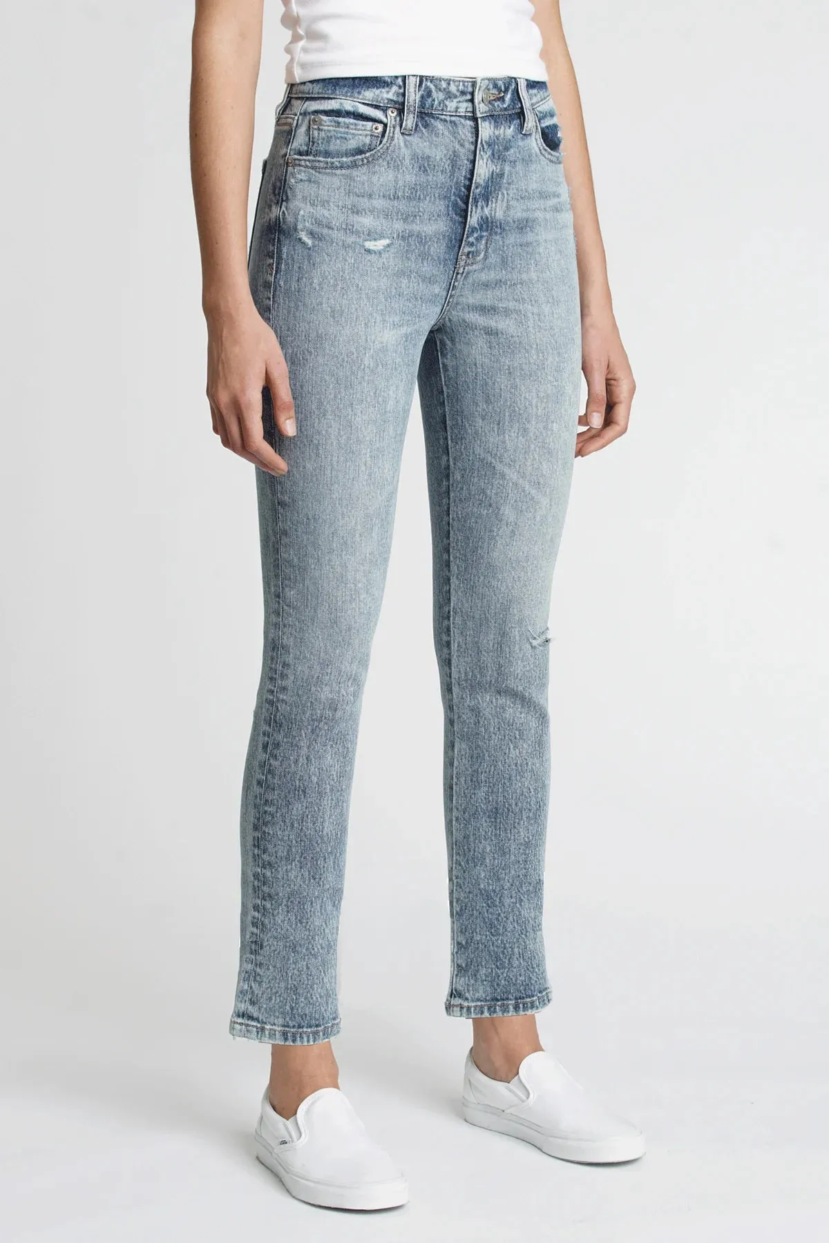 Daily Driver High Rise Skinny Straight Jean ~ Baby Fresh