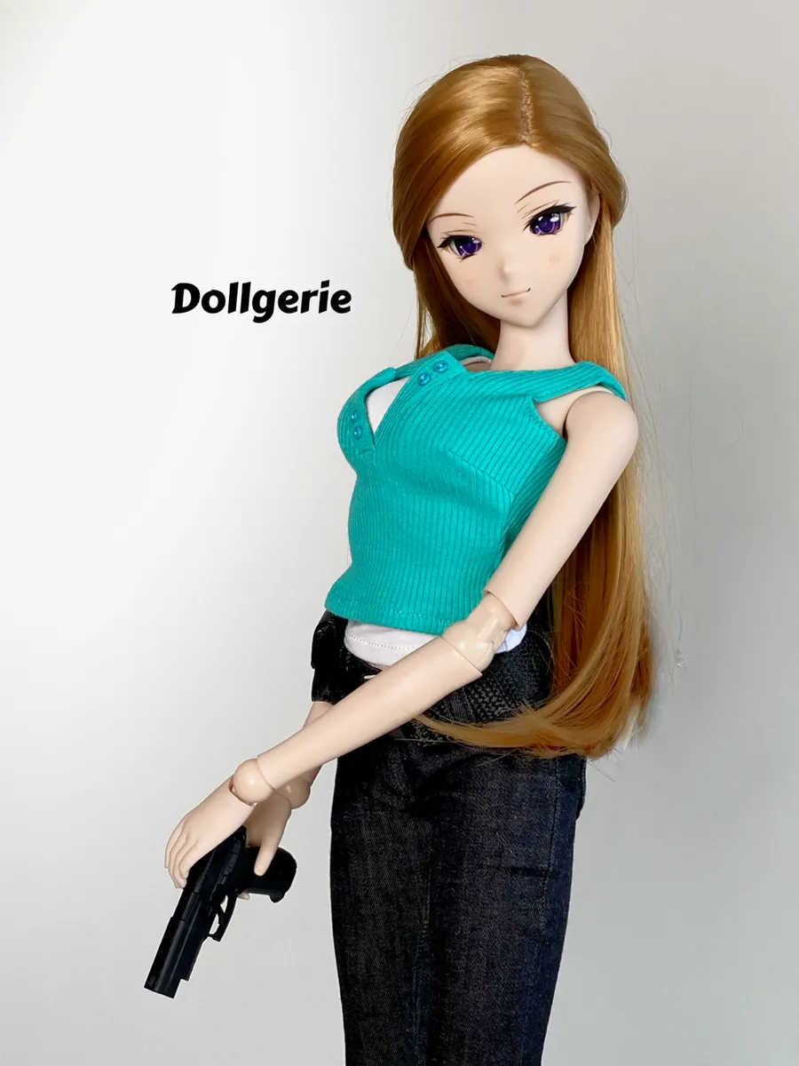 Dark Grey Slim Fit Pants for SmartDoll