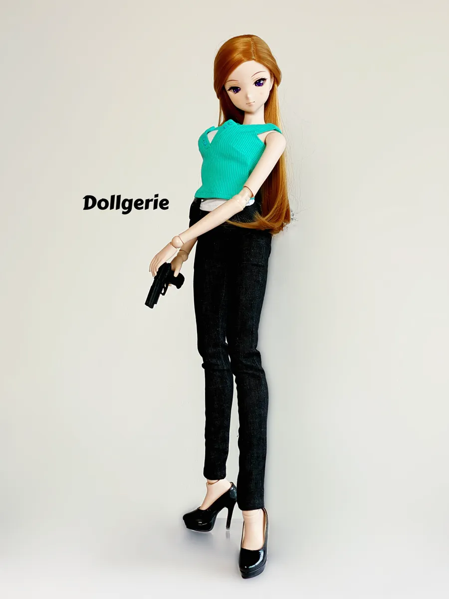 Dark Grey Slim Fit Pants for SmartDoll