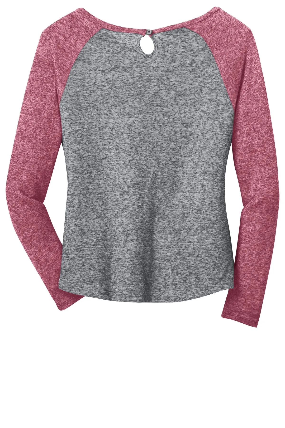 District - Juniors Microburn Long Sleeve Raglan Tee. DT262