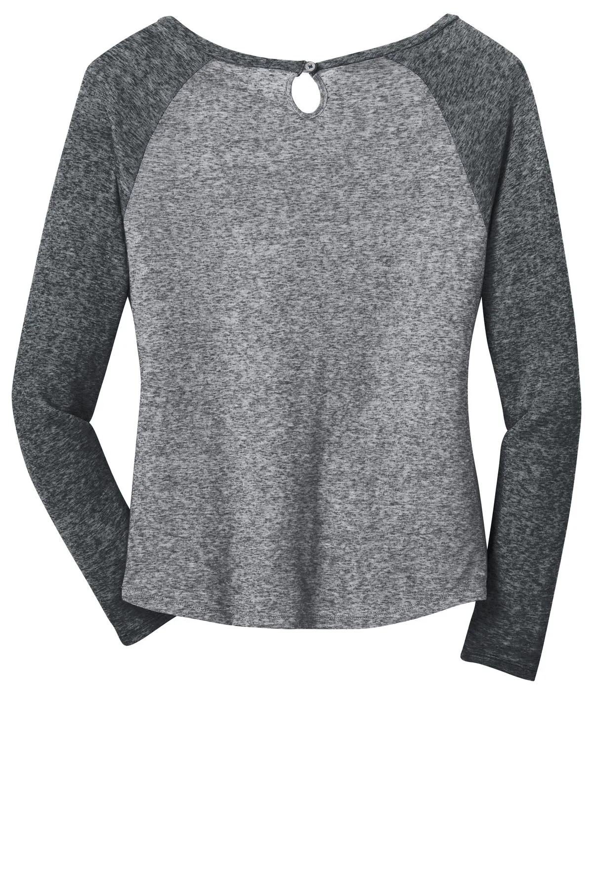 District - Juniors Microburn Long Sleeve Raglan Tee. DT262