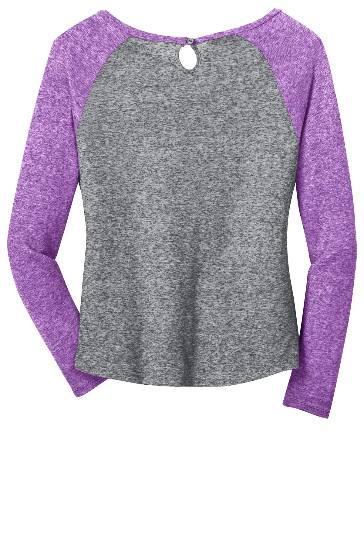 District - Juniors Microburn Long Sleeve Raglan Tee. DT262