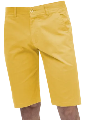 EJ Samuel Yellow Chino Short Pants CHS01
