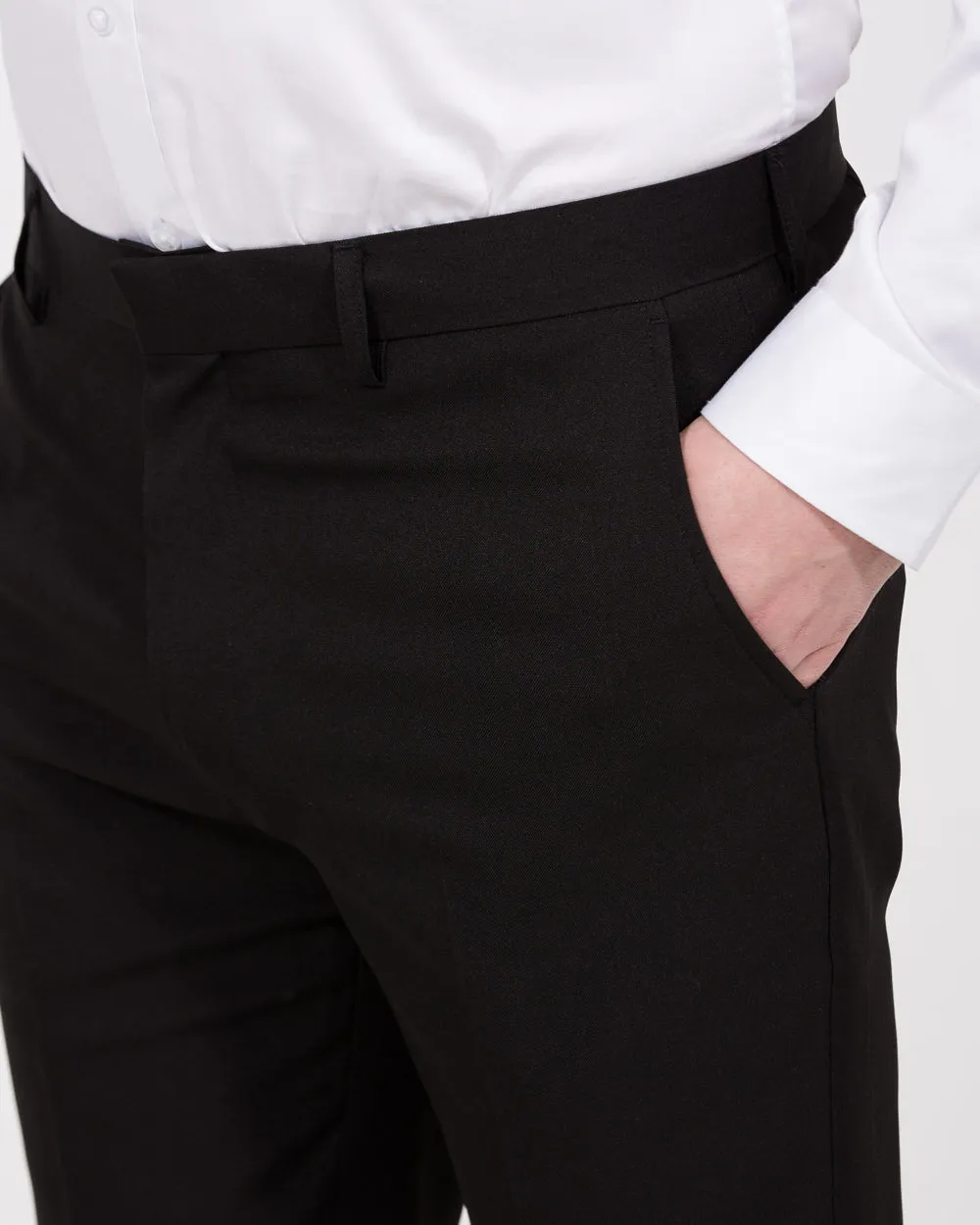 Essentalls Slim Fit Tall Trousers (black)