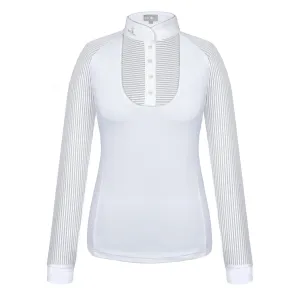 Fair Play Competition Shirt JUSTINE AIRY Long Sleeve White