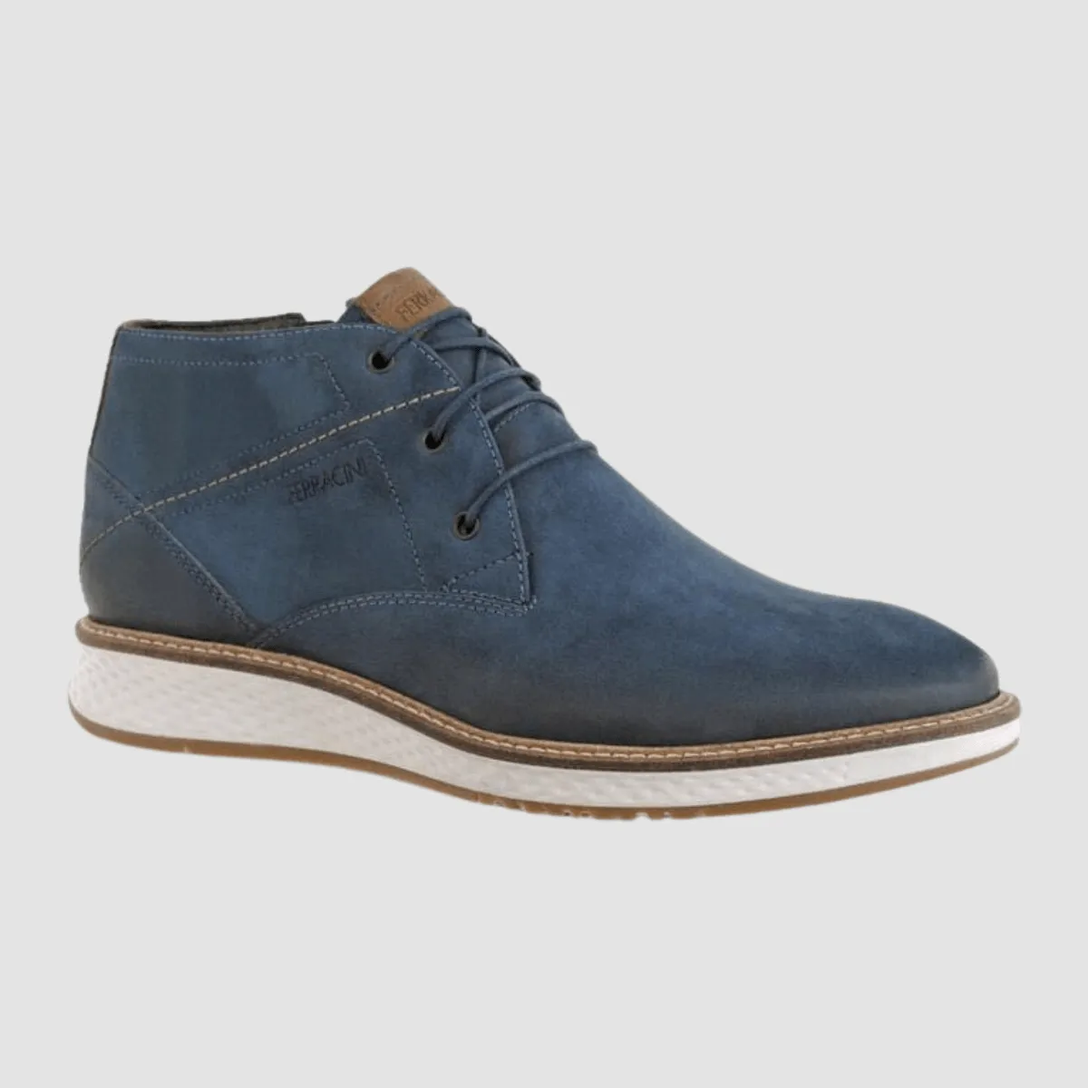 Ferracini Kye suede lace up shoe in blue