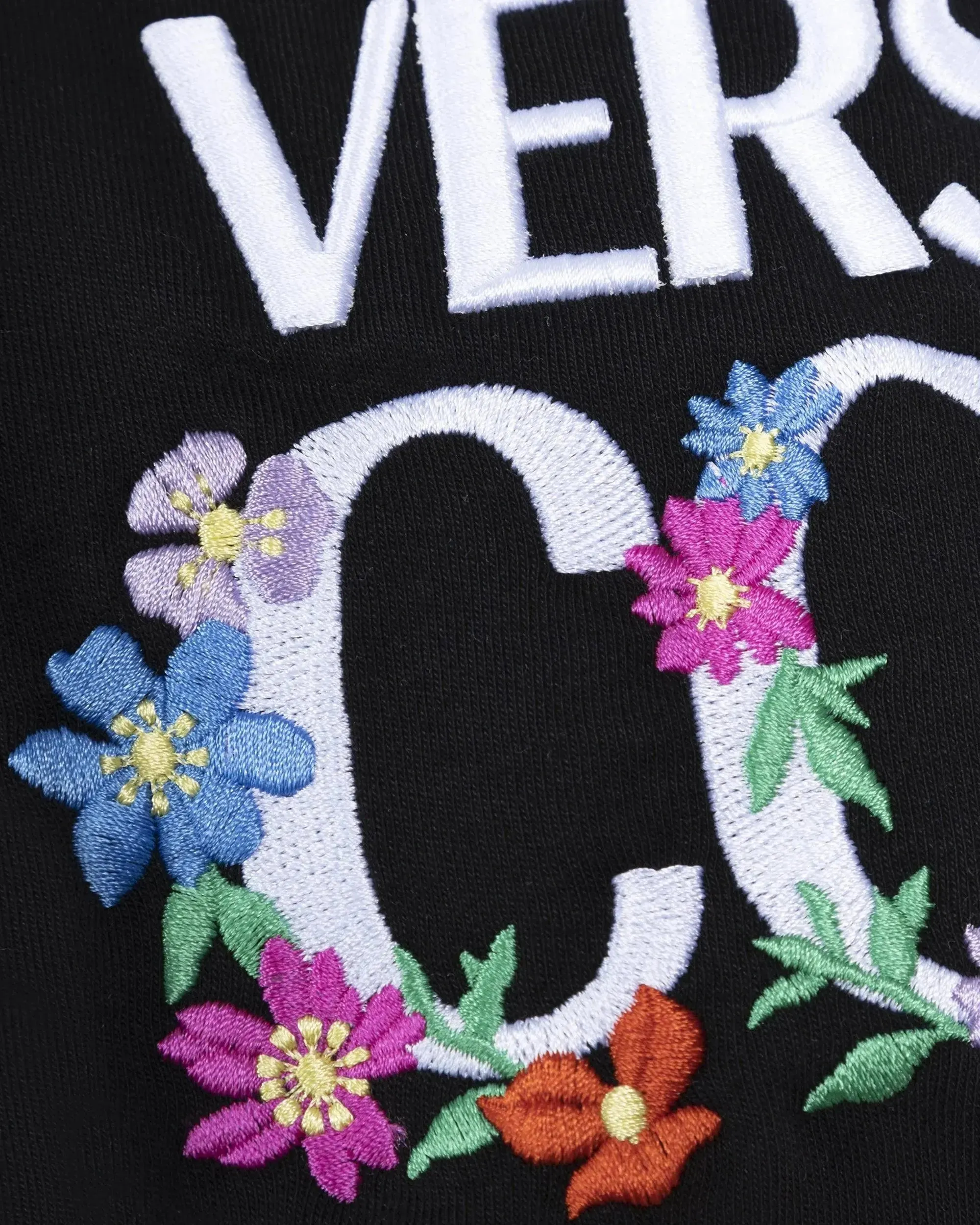Floral Logo Cropped T-shirt