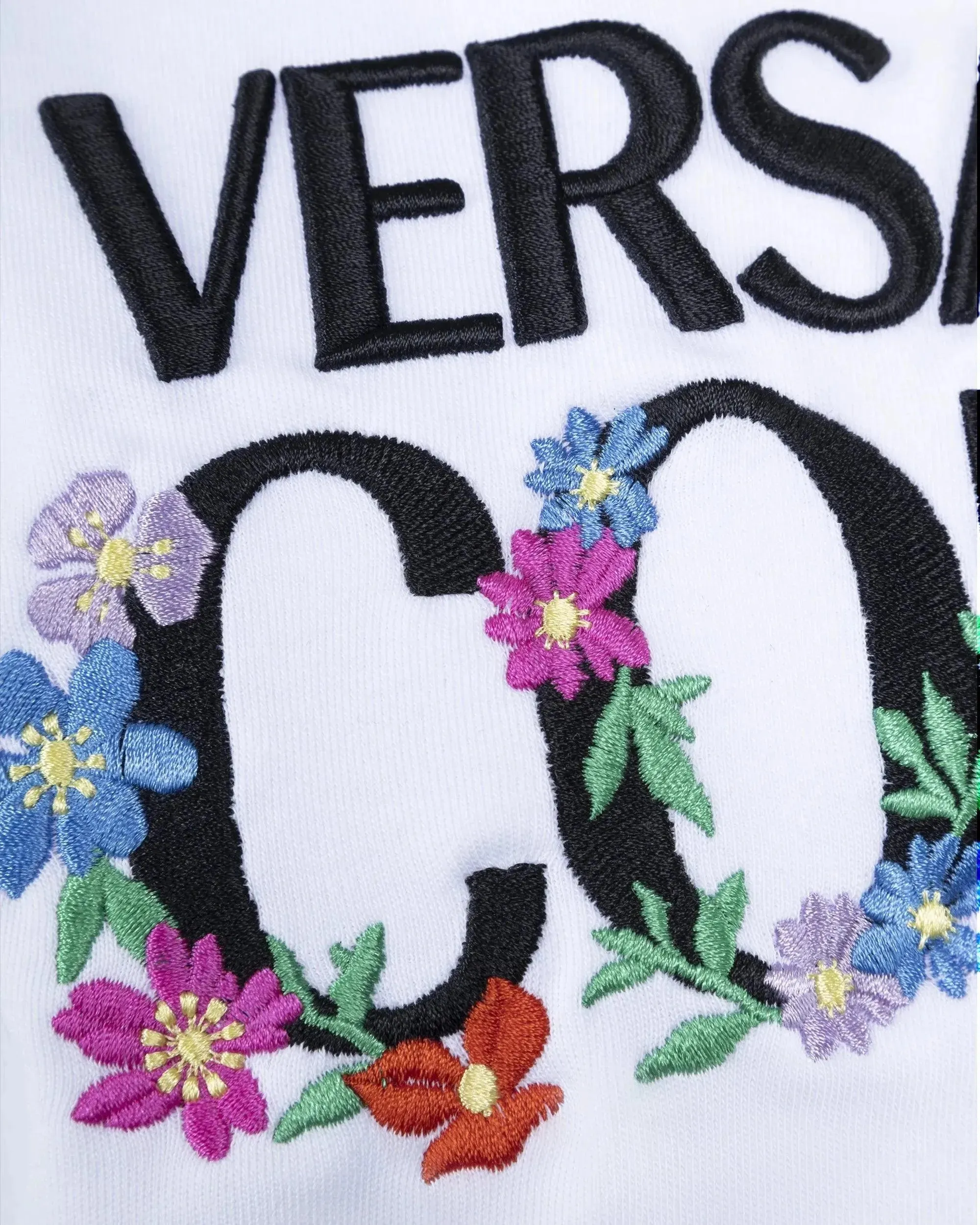 Floral Logo Cropped T-shirt