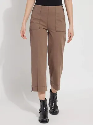 Frances Wide Leg Crop [Cold Chestnut-12-3074-M9]