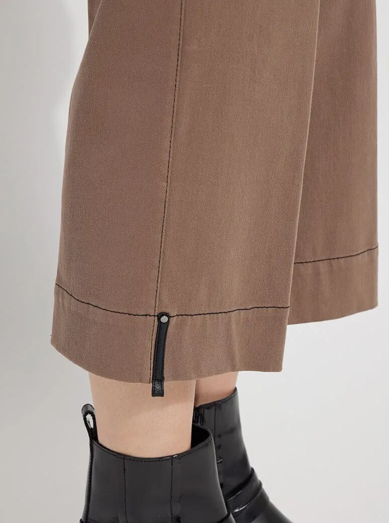 Frances Wide Leg Crop [Cold Chestnut-12-3074-M9]