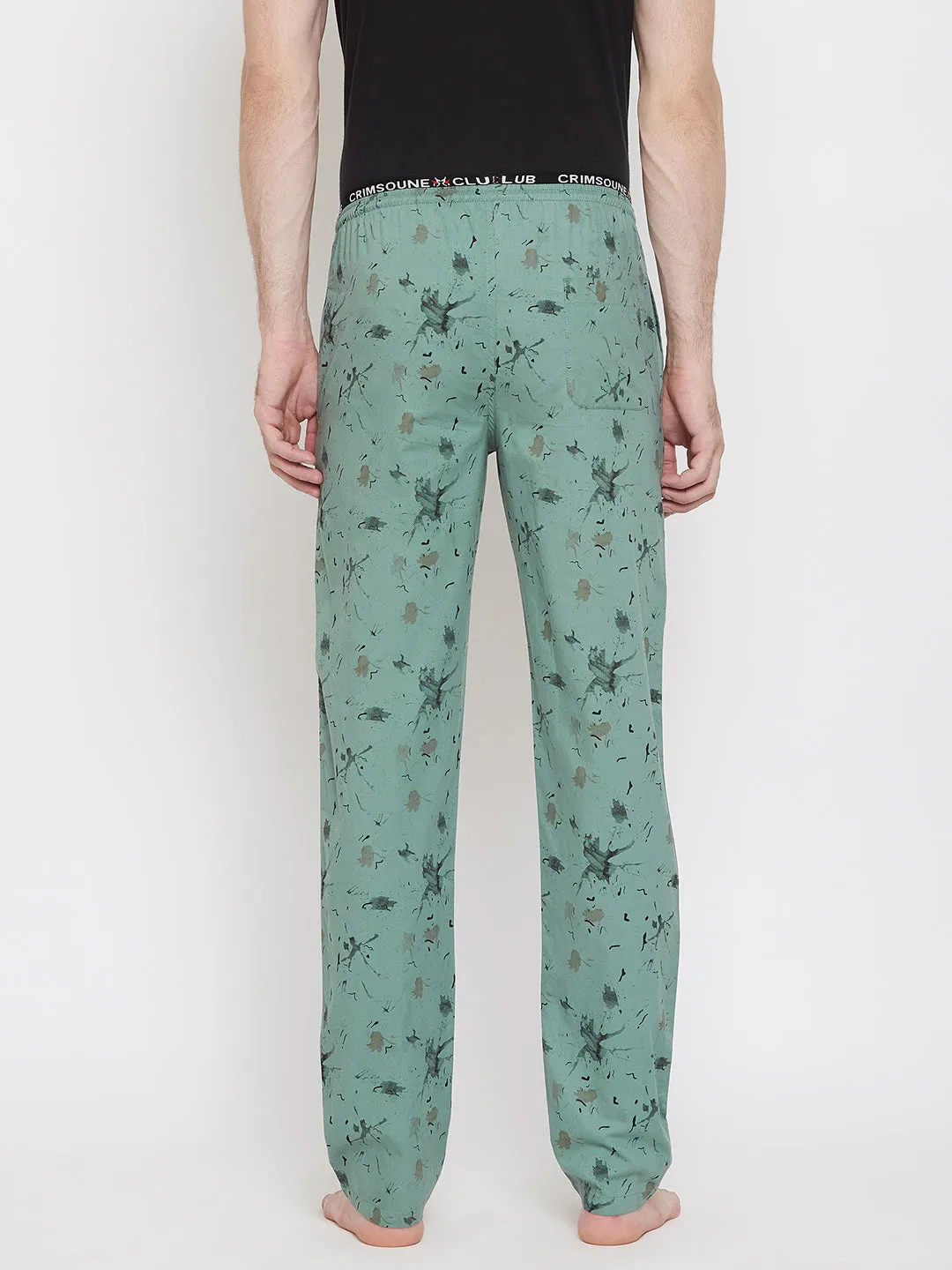 Green Printed Lounge Pants
