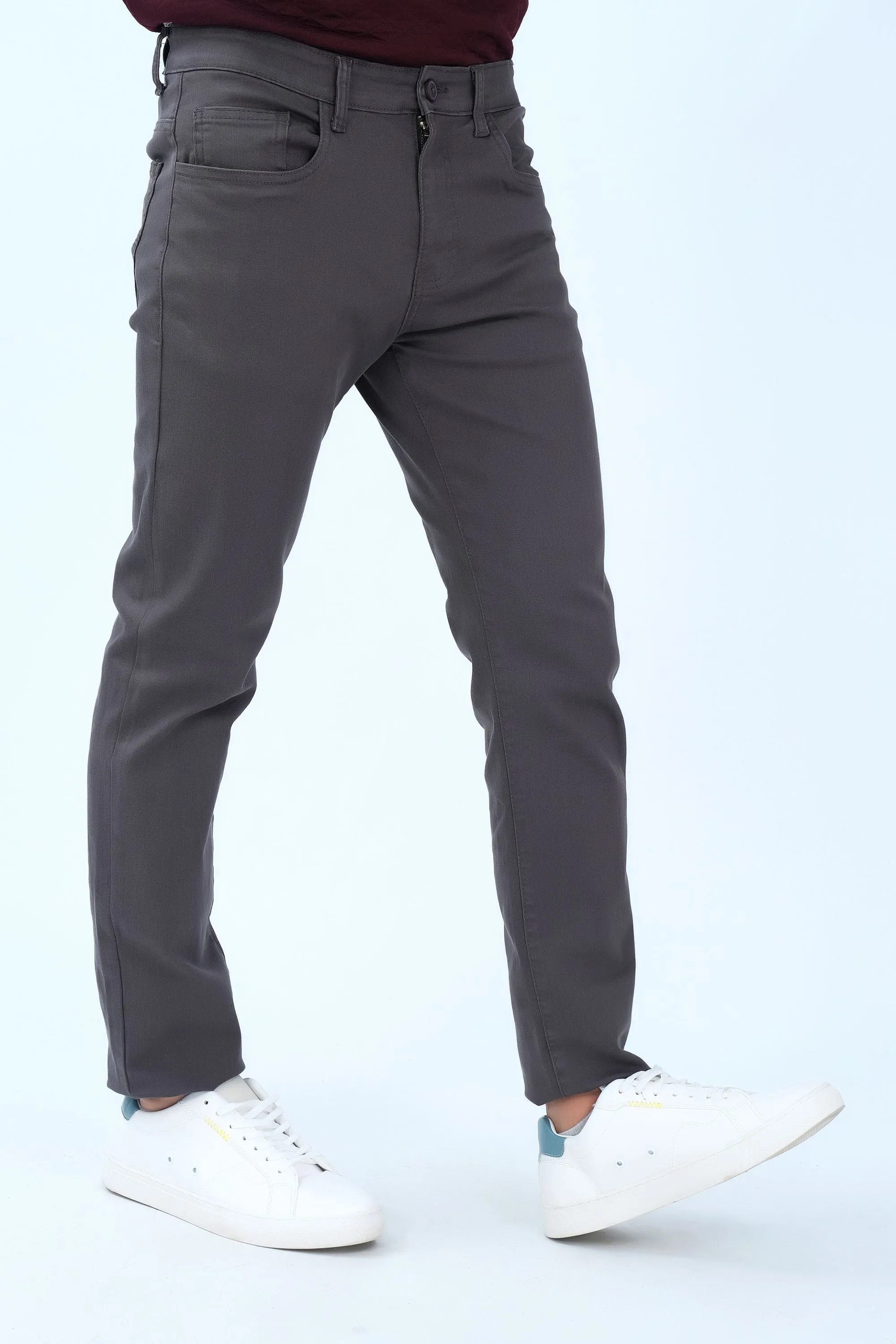 Grey Smart Fit Pants