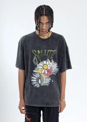 Grey Sunflower T-Shirt