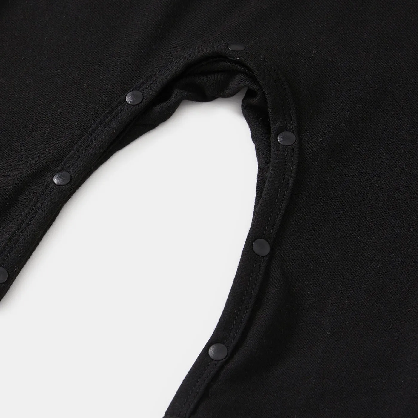 Halloween Glow In The Dark Skeleton Print Black Family Matching Long-sleeve Hoodies