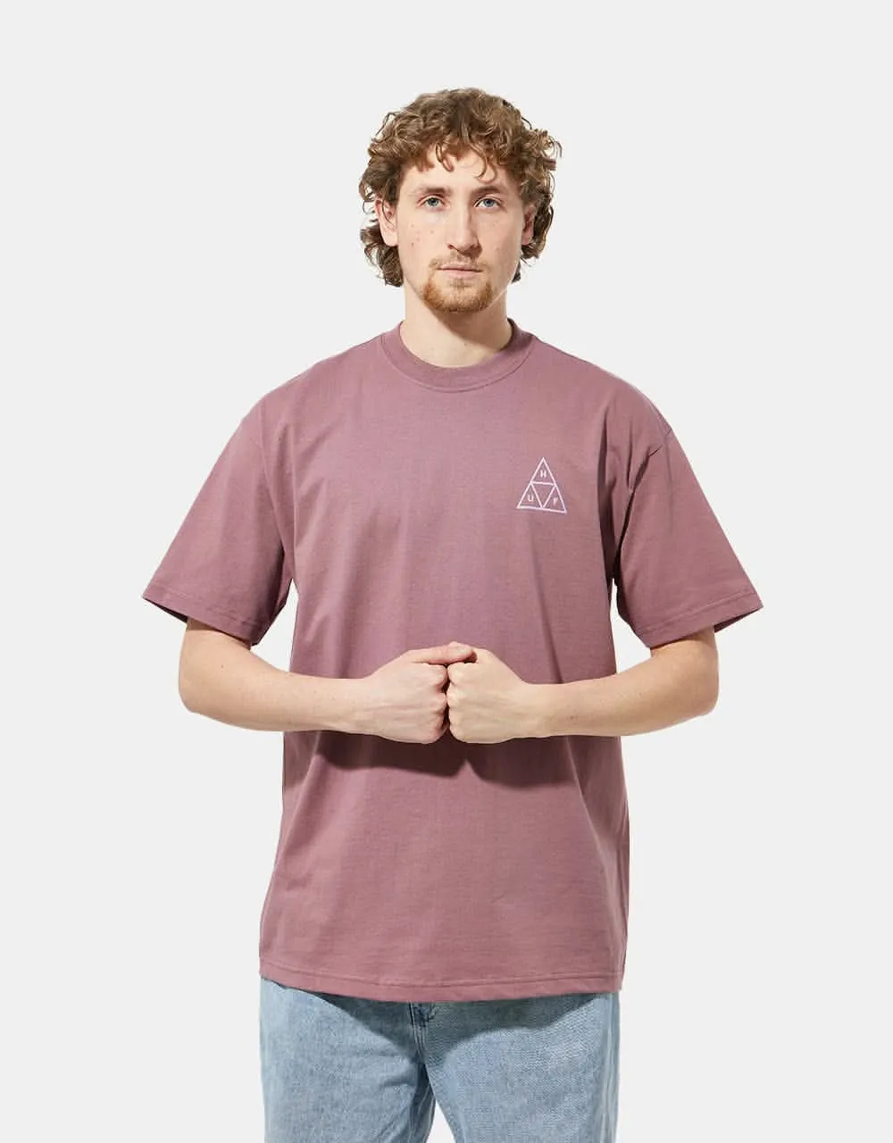 HUF Triple Triangle T-Shirt - Mauve